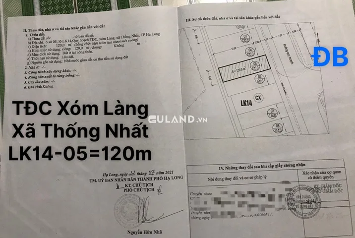 TĐC Xóm Làng-Xã Thống Nhất