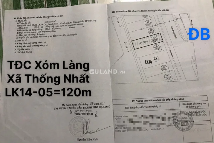 TĐC Xóm Làng-Xã Thống Nhất