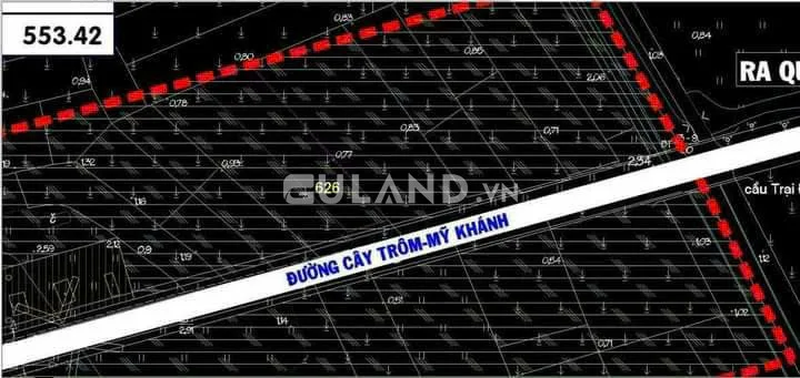 Bán đất 1991m² có sẵn 179m² thổ cư ngang 20m giá 15 tỷ tại Xã Thái Mỹ Huyện Củ Chi