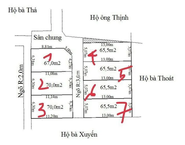Bán đất 65.9m² ngang 5.07m giá 1.430 tại Xã Lâm Động . Ngõ ô tô 7 chỗ.l/h:076.231.9990 e Thúy