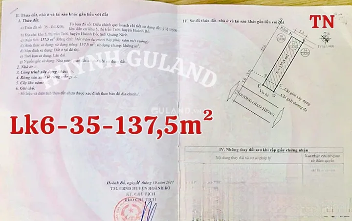 TĐC KHU TRỚI 5 - HOÀNH BỒ