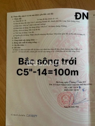 Dự Án Bắc Sông Trới
