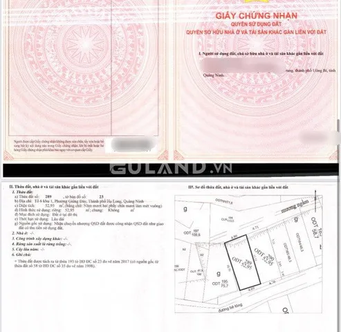 Bán ô đất gần chợ Ba lan- Giếng đáy- Hạ long