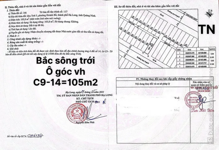 DỰ ÁN BẮC SÔNG TRỚI - HOÀNH BỒ
