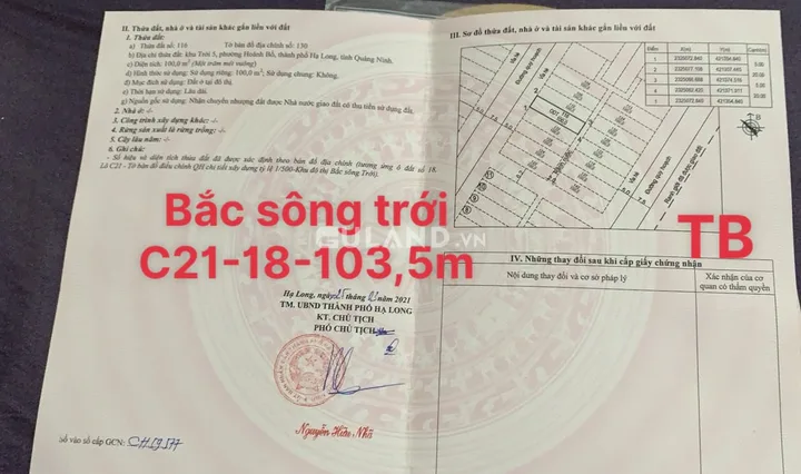 DỰ ÁN BẮC SÔNG TRỚI