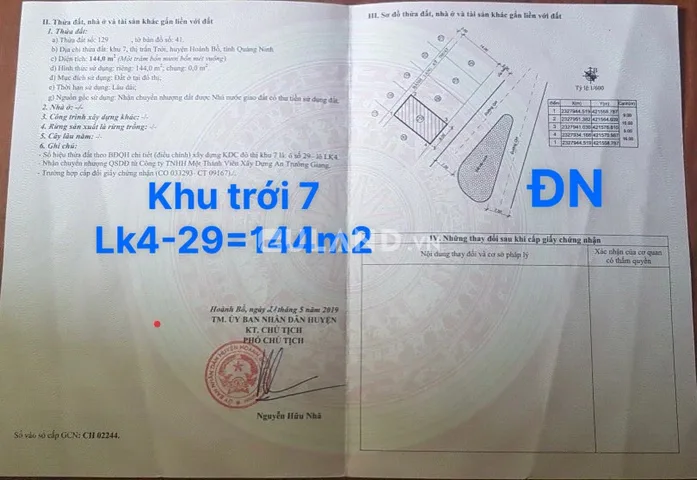DỰ ÁN KHU TRỚI 7