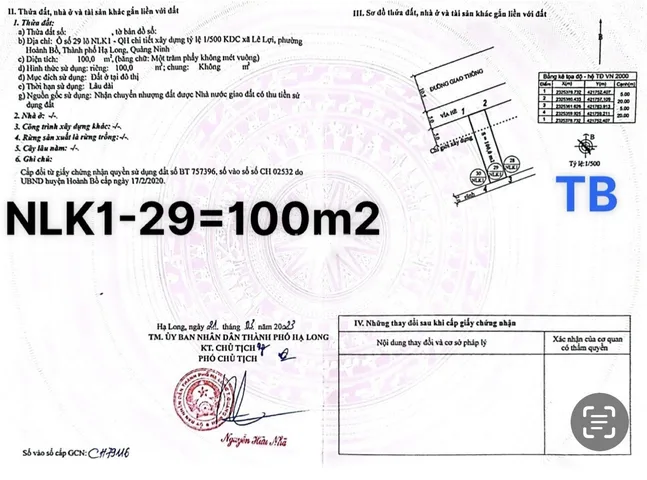 DỰ ÁN THẠCH BÍCH - MẶT ĐƯỜNG 10M