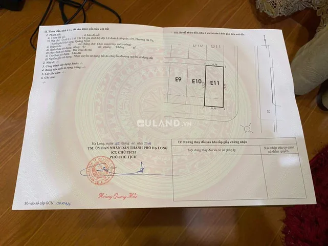 Bán ô góc e11 lữ đoàn 170