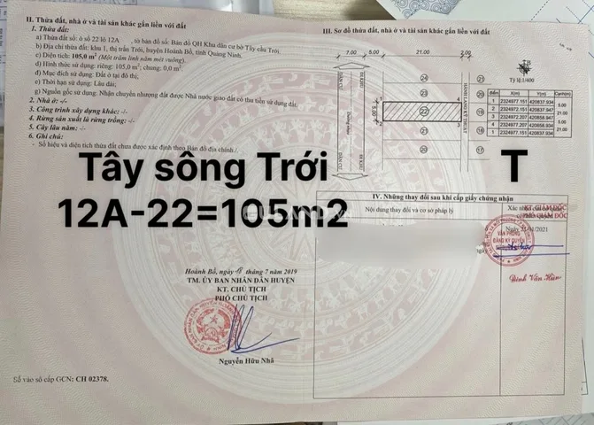 KĐT TÂY SÔNG TRỚI - HOÀNH BỒ