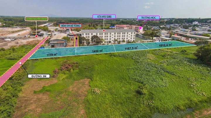 Bán đất quy hoạch đất ở . Đường Nguyễn Văn ký. Xã long thọ