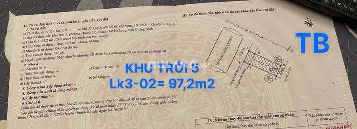 ĐẤT MẶT ĐƯỜNG KHU TRỚI 5