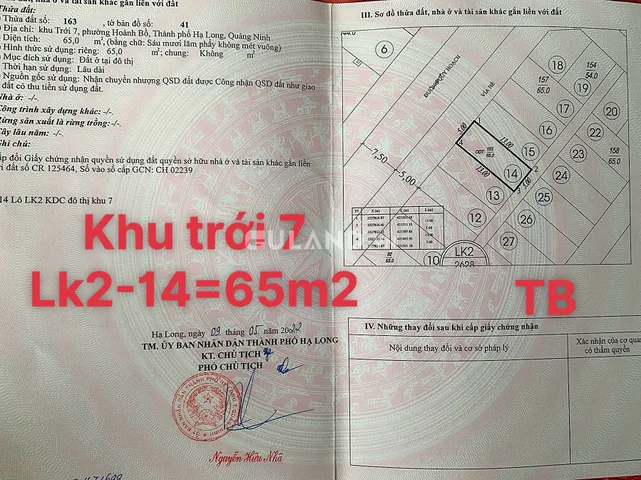 DỰ ÁN KHU TRỚI 7 - HOÀNH BỒ
