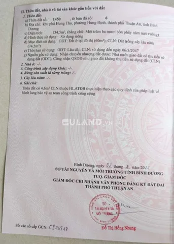 Tôi chính chủ cần bán đất P.Hưng Định