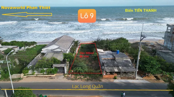 Bán 300m2 có 100 thổ cư bên biển. Giá siêu rẻ: 8 tỷ hết sổ. LH: 0974090487