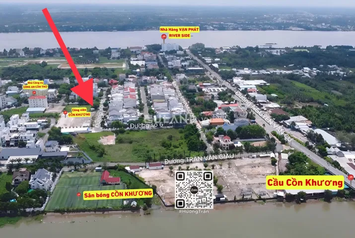 BÁN BIỆT THỰ 2 TẦNG, ĐƯỜNG SỐ 18 Khu CỒN KHƯƠNG, CÁI KHẾ, NINH KIỀU - ĐỐI DIỆN CÔNG VIÊN