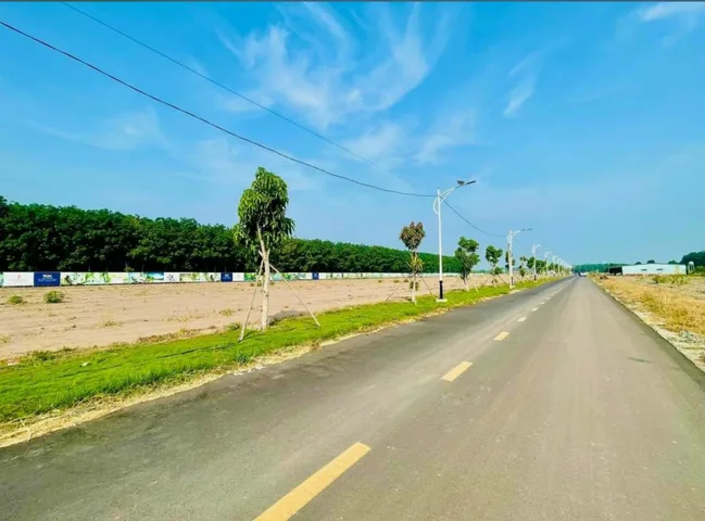 Đất ngay trung tâm Đồng Phú đường 32m giá 430triệu bao sổ.
