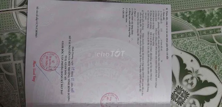 BÁN ĐẤT XÂY BIỆT THỰ CHÁNH MỸ , Thủ Dầu Một, Bình Dương Đất nằm kế bê