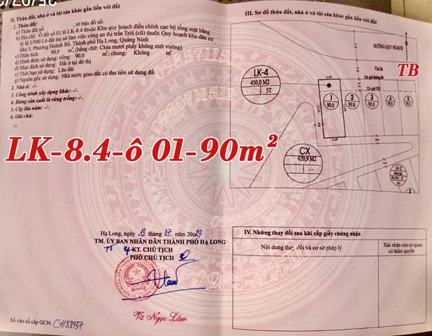 TĐC KHU TRỚI 5 - HOÀNH BỒ