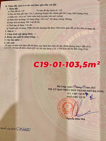 DỰ ÁN BẮC SÔNG TRỚI - HOÀNH BỒ