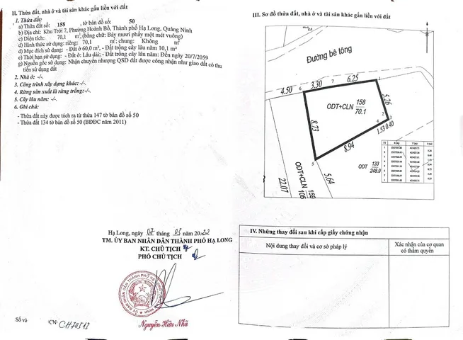 ĐẤT THỔ CƯ GẦN NHÀ VĂN HOÁ KHU TRỚI 7